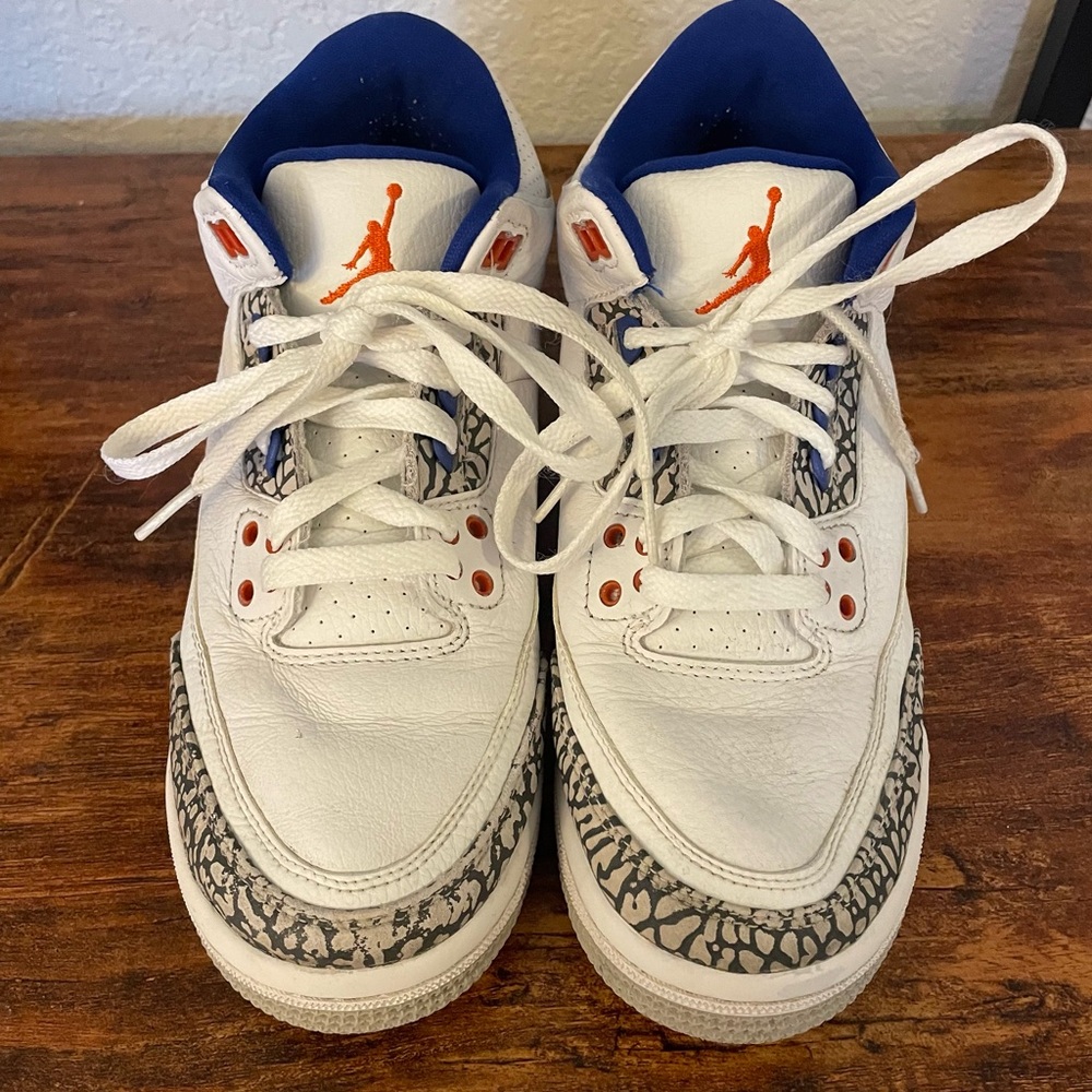 Jordan 3 Retro Knicks 219 - Size 6.5 Youth - Picture 4 of 9